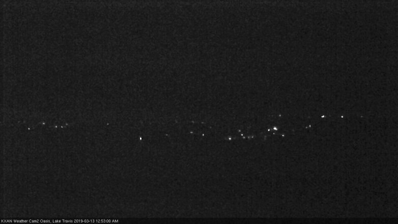 Lake Travis webcam, March 12, 2019 11:55 PM CT