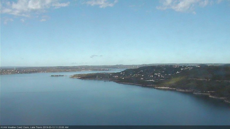 Lake Travis webcam, March 13, 2019 10:35 AM CT