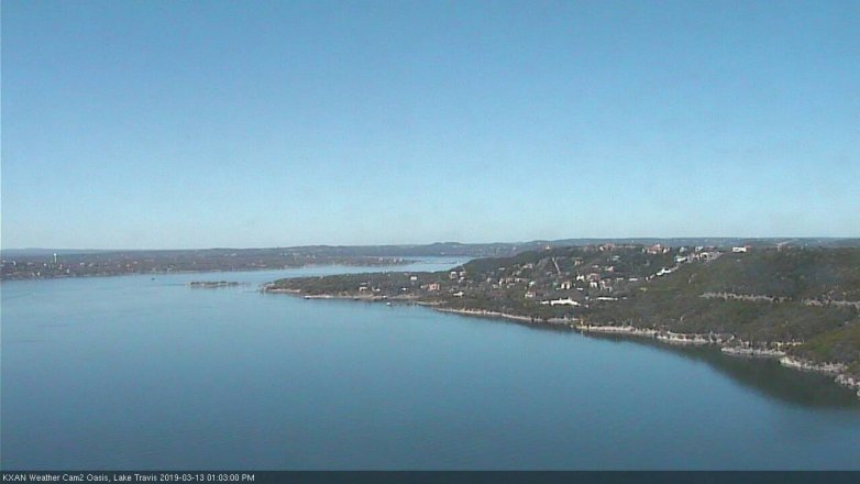 Lake Travis webcam, March 13, 2019 12:05 PM CT