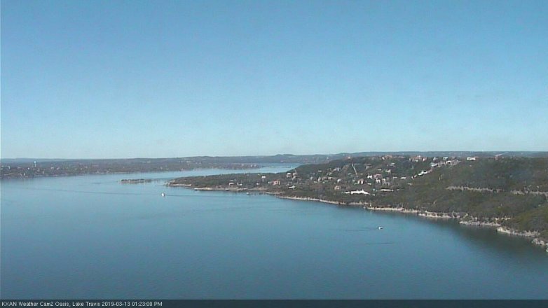 Lake Travis webcam, March 13, 2019 12:25 PM CT