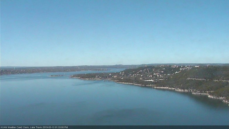 Lake Travis webcam, March 13, 2019 12:35 PM CT