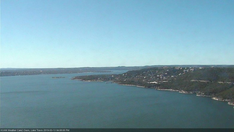 Lake Travis webcam, March 13, 2019 3:10 PM CT