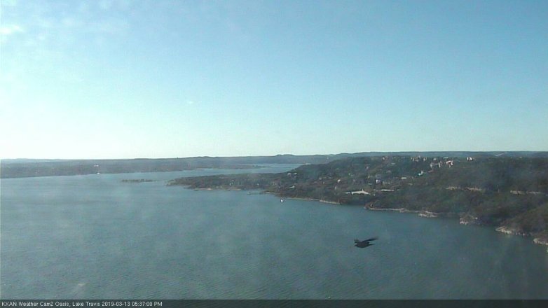 Lake Travis webcam, March 13, 2019 4:40 PM CT