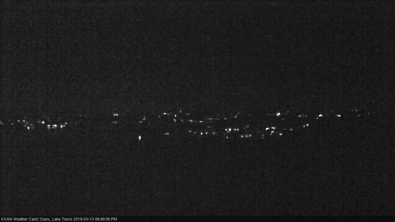Lake Travis webcam, March 13, 2019 7:50 PM CT