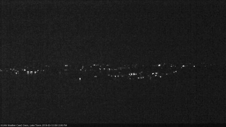 Lake Travis webcam, March 13, 2019 8:15 PM CT