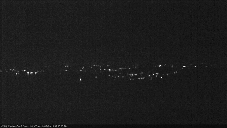 Lake Travis webcam, March 13, 2019 8:35 PM CT