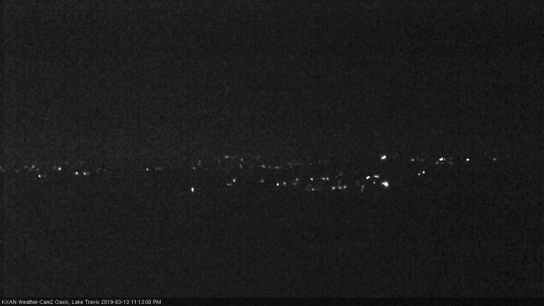 Lake Travis webcam, March 13, 2019 10:15 PM CT