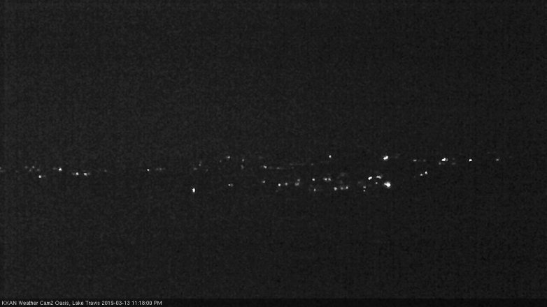 Lake Travis webcam, March 13, 2019 10:20 PM CT