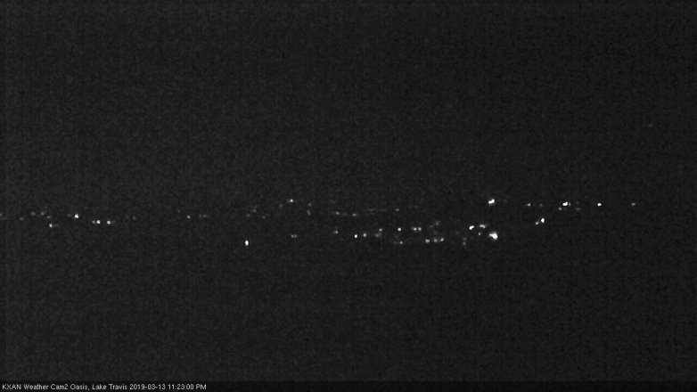 Lake Travis webcam, March 13, 2019 10:25 PM CT