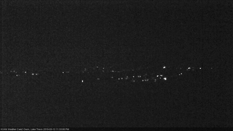Lake Travis webcam, March 13, 2019 10:35 PM CT