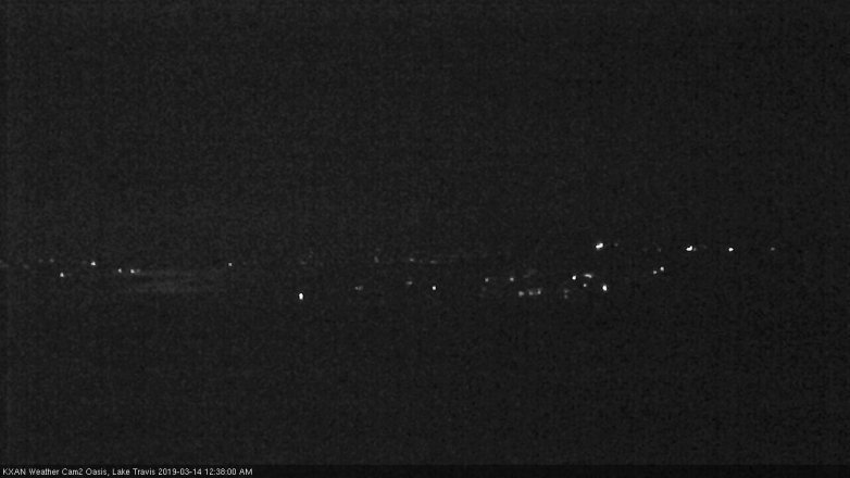 Lake Travis webcam, March 13, 2019 11:40 PM CT