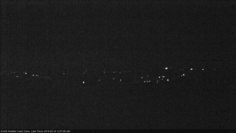 Lake Travis webcam, March 13, 2019 12:00 AM CT