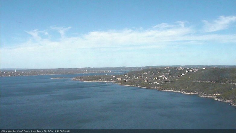 Lake Travis webcam, March 14, 2019 10:10 AM CT