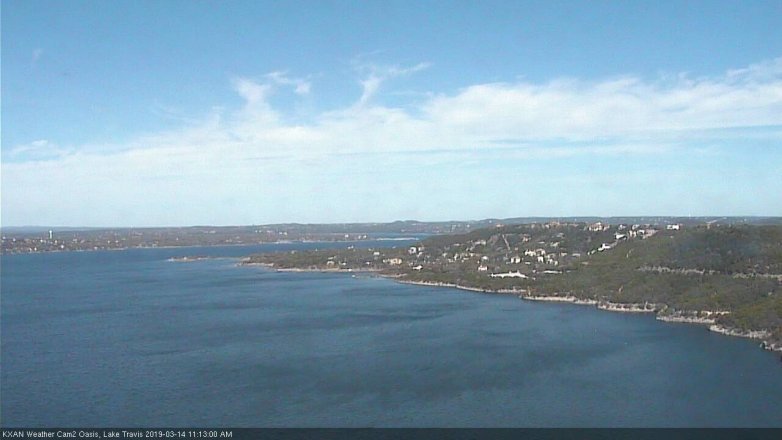 Lake Travis webcam, March 14, 2019 10:15 AM CT