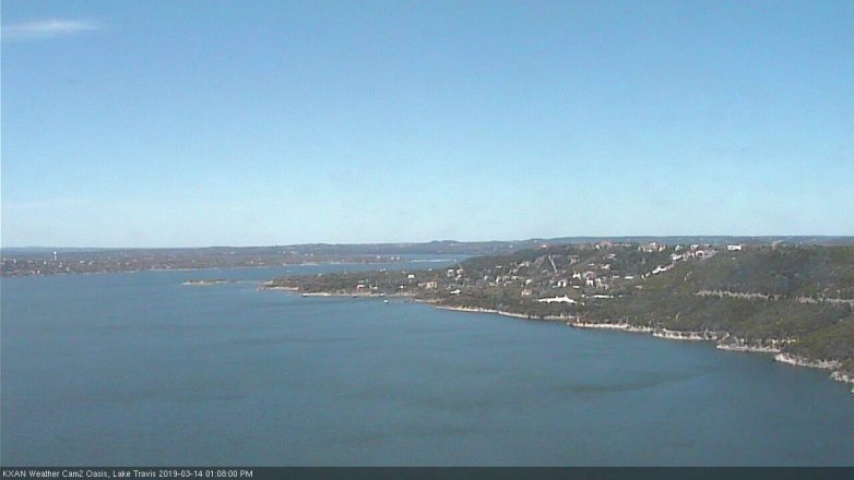 Lake Travis webcam, March 14, 2019 12:10 PM CT