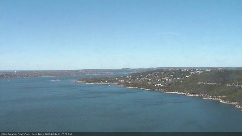 Lake Travis webcam, March 14, 2019 12:25 PM CT