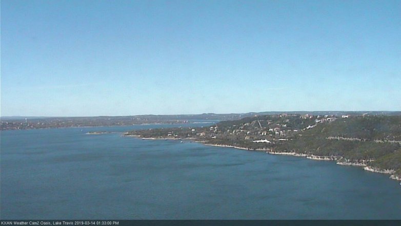 Lake Travis webcam, March 14, 2019 12:35 PM CT