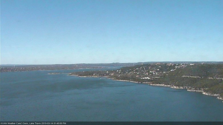 Lake Travis webcam, March 14, 2019 12:50 PM CT