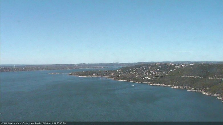 Lake Travis webcam, March 14, 2019 1:00 PM CT