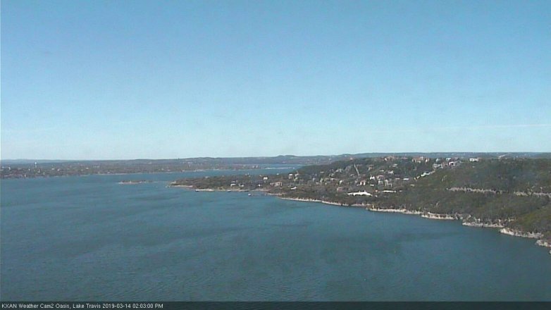 Lake Travis webcam, March 14, 2019 1:05 PM CT