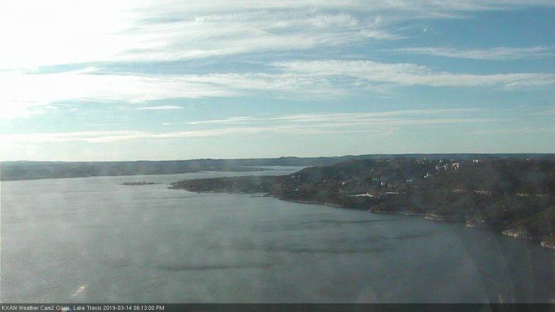 Lake Travis webcam, March 14, 2019 5:15 PM CT