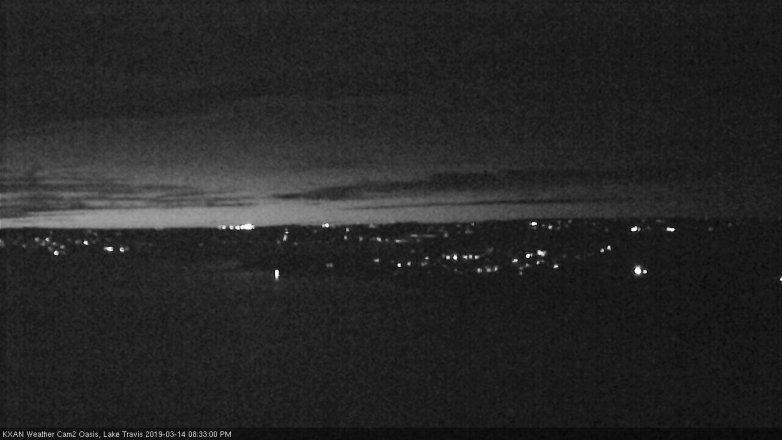 Lake Travis webcam, March 14, 2019 7:35 PM CT