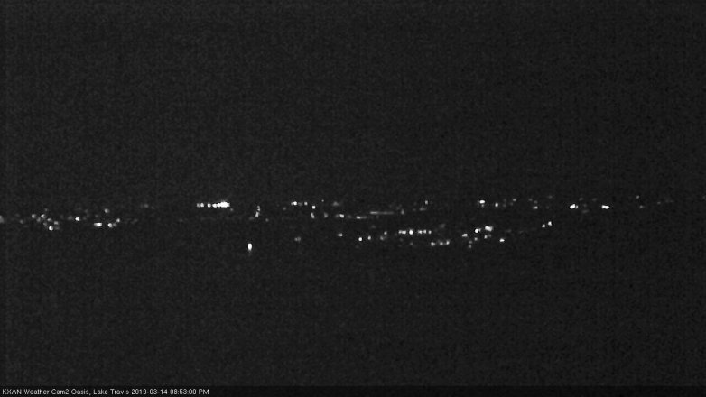 Lake Travis webcam, March 14, 2019 7:55 PM CT
