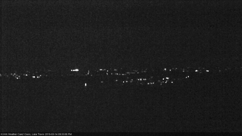 Lake Travis webcam, March 14, 2019 8:35 PM CT