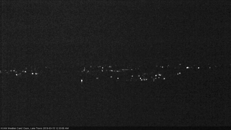 Lake Travis webcam, March 14, 2019 11:35 PM CT