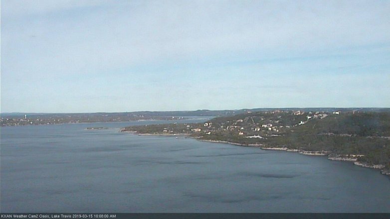 Lake Travis webcam, March 15, 2019 9:10 AM CT