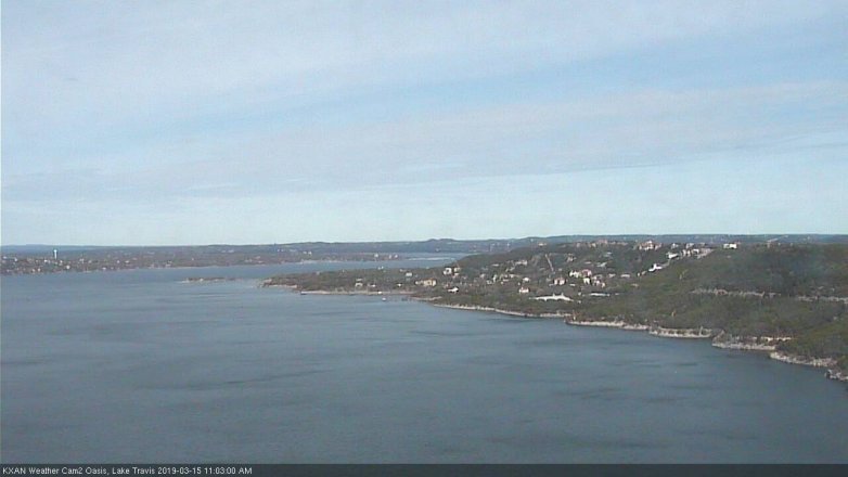 Lake Travis webcam, March 15, 2019 10:05 AM CT
