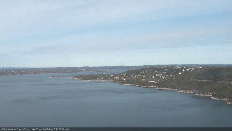 Lake Travis webcam, March 15, 2019 10:10 AM CT