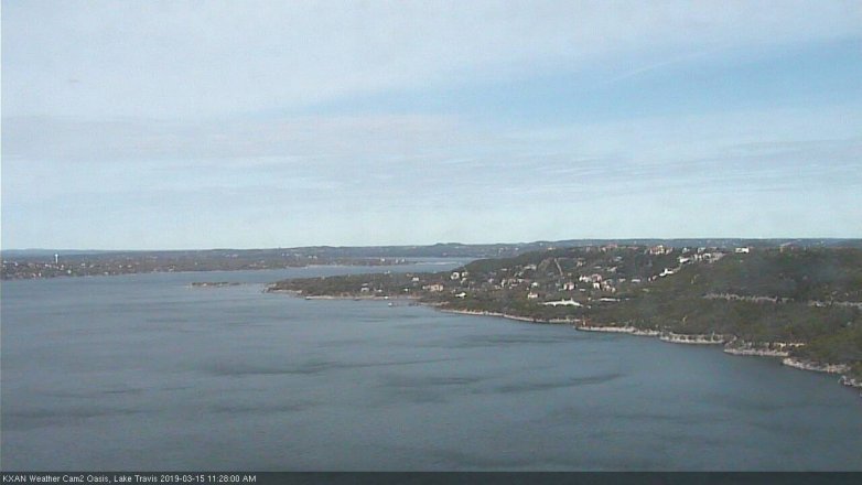 Lake Travis webcam, March 15, 2019 10:30 AM CT