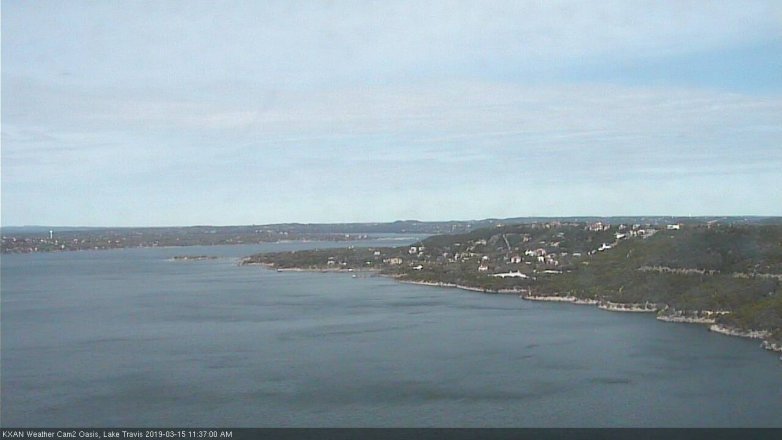 Lake Travis webcam, March 15, 2019 10:40 AM CT