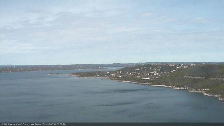 Lake Travis webcam, March 15, 2019 11:05 AM CT