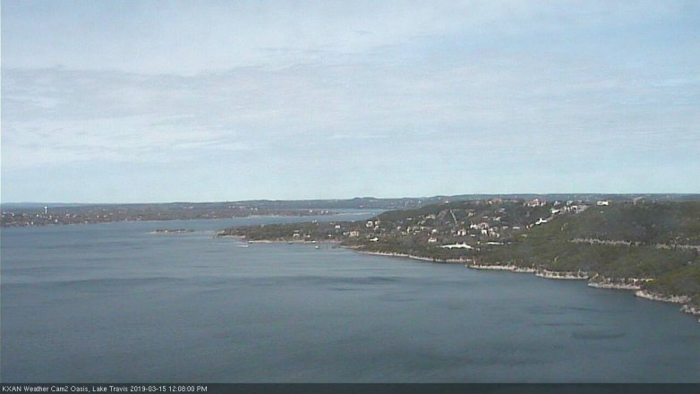 Lake Travis webcam, March 15, 2019 11:10 AM CT