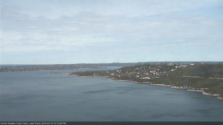 Lake Travis webcam, March 15, 2019 11:15 AM CT