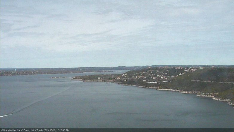 Lake Travis webcam, March 15, 2019 11:25 AM CT