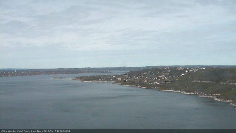 Lake Travis webcam, March 15, 2019 11:30 AM CT
