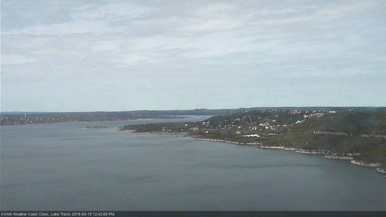 Lake Travis webcam, March 15, 2019 11:45 AM CT