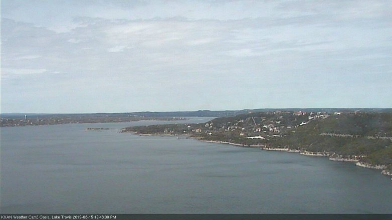 Lake Travis webcam, March 15, 2019 11:50 AM CT