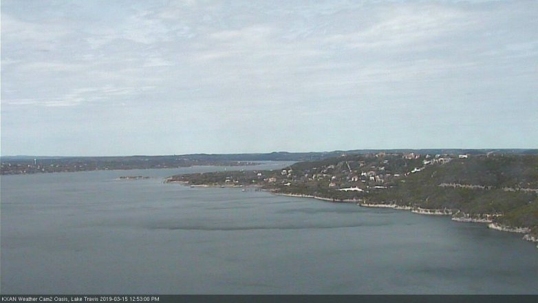 Lake Travis webcam, March 15, 2019 11:55 AM CT