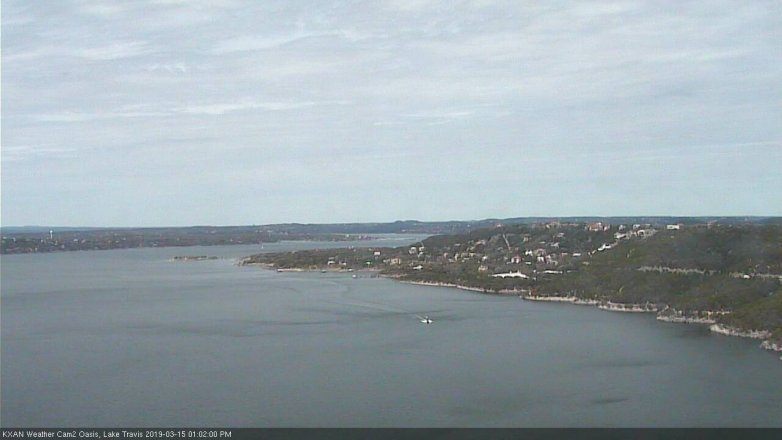Lake Travis webcam, March 15, 2019 12:05 PM CT