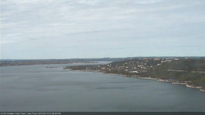 Lake Travis webcam, March 15, 2019 12:10 PM CT