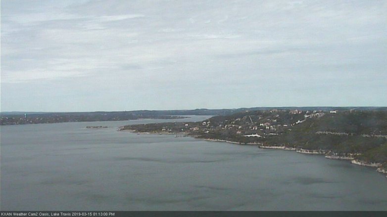 Lake Travis webcam, March 15, 2019 12:15 PM CT