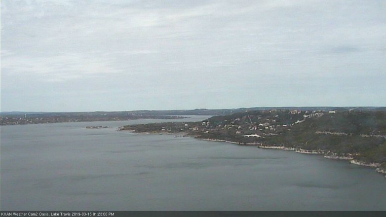 Lake Travis webcam, March 15, 2019 12:25 PM CT