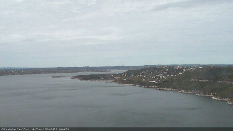 Lake Travis webcam, March 15, 2019 12:30 PM CT