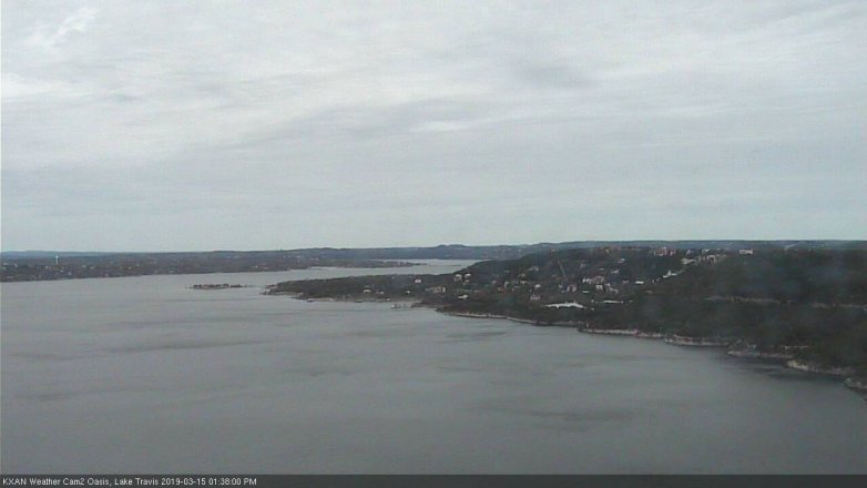 Lake Travis webcam, March 15, 2019 12:40 PM CT