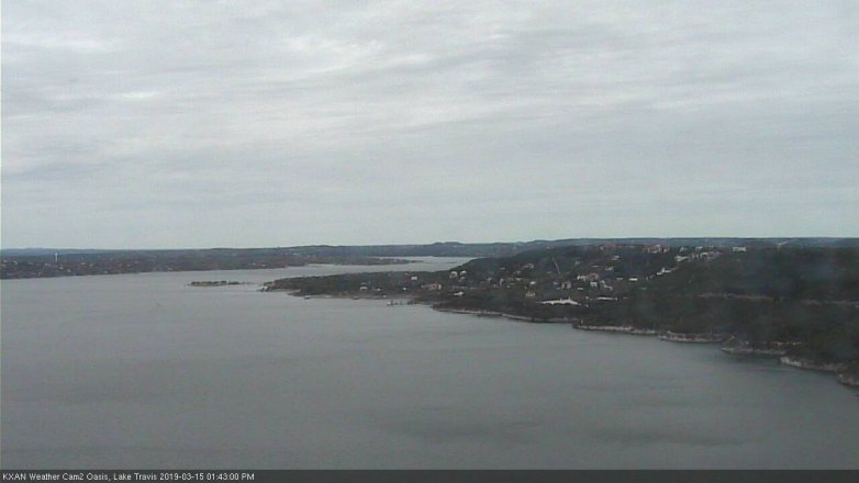 Lake Travis webcam, March 15, 2019 12:45 PM CT