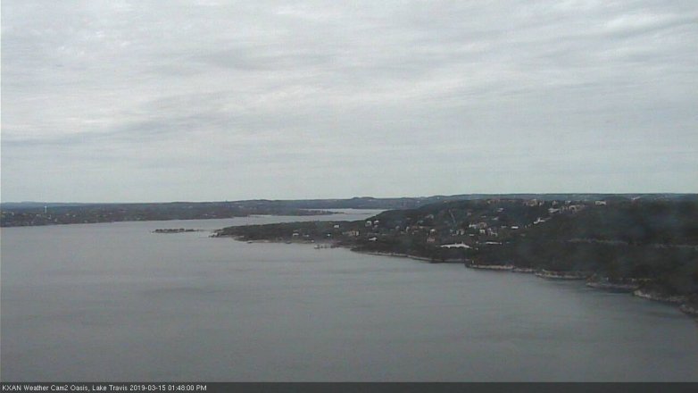 Lake Travis webcam, March 15, 2019 12:50 PM CT